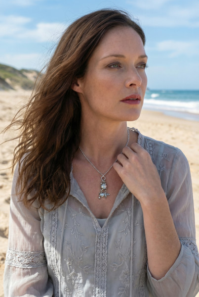 Necklace Silver Lightgrey