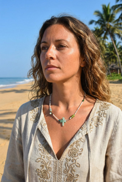 necklace 17894 with jade dragonfly