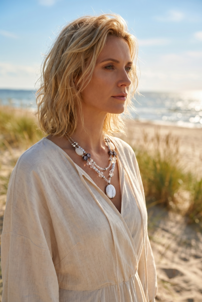 Summery necklace Fiva 16009