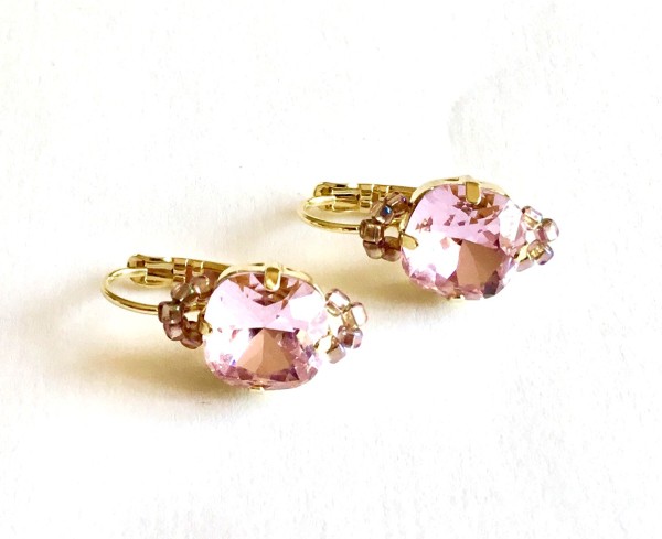 Basic Earrings Light Rose Light Pink