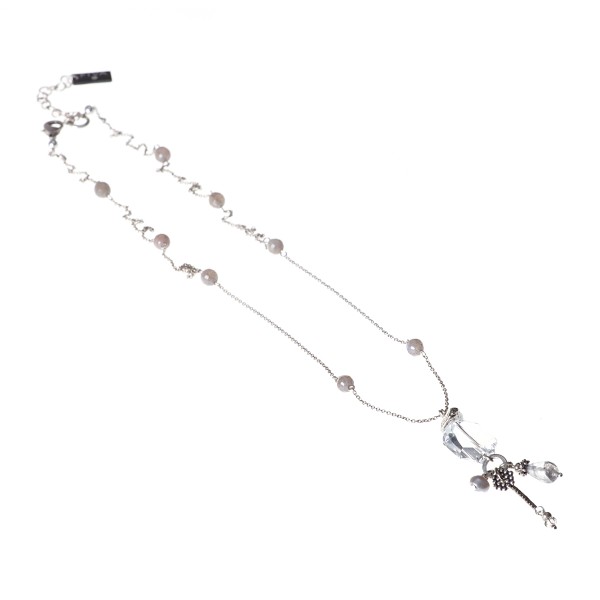 necklace Fiva16061, grey agate